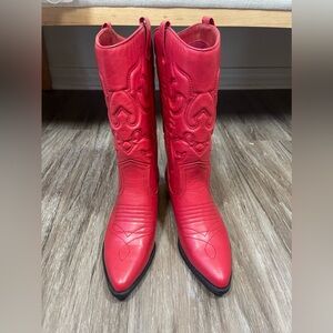 Red Cowboy Boots BRAND NEW
